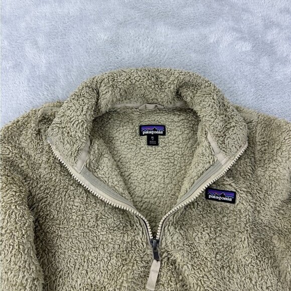 Patagonia Los Gatos High-Pile Fleece Tan Jacket Youth Size XL - Picture 11 of 14